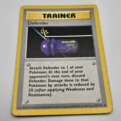 Defender 80/102 MP Shadowless Base Set Pokemon Card WOTC - Image 3