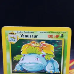 Venusaur 15/102 Lightly Played Holo Rare Base Set 1999 Pokemon Card WOTC - Image 2