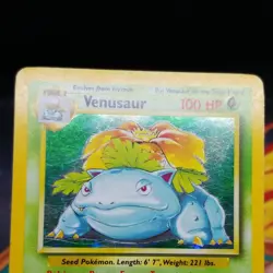 Venusaur 15/102 Lightly Played Holo Rare Base Set 1999 Pokemon Card WOTC - Image 4