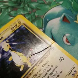 Ampharos 1/111 Holo Rare 1st Edition Neo Genesis Pokemon Card 2000 WOTC - Image 3
