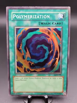 Polymerization LOB-059 Played MP Super Holo Rare Yugioh Card Magic 2002 - Image 1