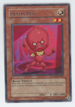 Ojama Red RGBT-EN096 Rare Unlimited Edition Raging Battle Yugioh Card 2009 - Image 1