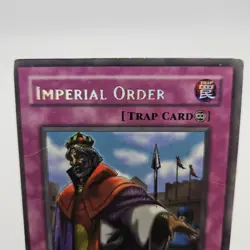 Imperial Order PSV-104 Heavily Played Secret Rare Holo Yugioh Card 2002 - Image 2
