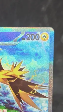 Zapdos ex SAR 204/165 Pokemon 151 SV2a Korean Card MP-EX Dented - Image 5