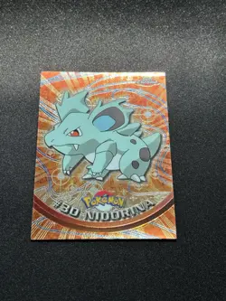 SPECTRA Nidorina #30 Topps Chrome 2000 Series 1 T.V Holo Pokemon Card TCG - Image 1