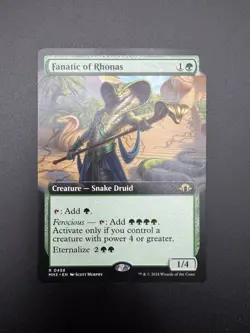 MTG; Fanatic of Rhonas (Extended Art); Modern Horizons 3; NM; Unplayed - Image 2