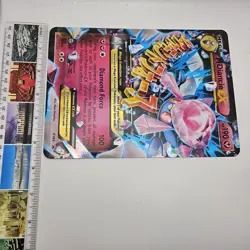 Pokemon Mega Diancie EX XY44 JUMBO Black Star Promo Card 2015 Moderately Played - Image 2