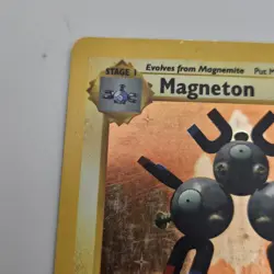 Magneton 9/102 Shadowless Played WOTC Base Set Pokemon Card 1999 - Image 4