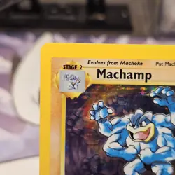 Machamp 8/102 1st Edition Near Mint NM Holo Rare Base Set Pokemon Card 1999 - Image 5