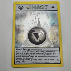 Metal Energy Special 19/111 Holo Rare 1st Edition Swirl Neo Genesis Pokemon Card - Image 3