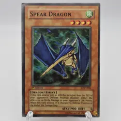 Spear Dragon LOD-035 Lightly Played LP Super Holo Rare 1st Edition Yugioh Card - Image 1