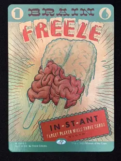 1x MTG Brain Freeze (Foil) - Secret Lair Countdown Kit (SLC) #2 - Magic - Image 1
