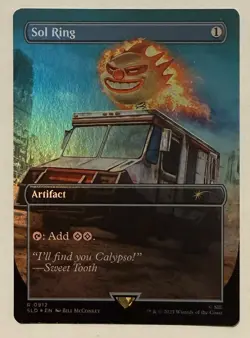 Sol Ring Borderless Rainbow Foil - Secret Lair MTG - Image 1