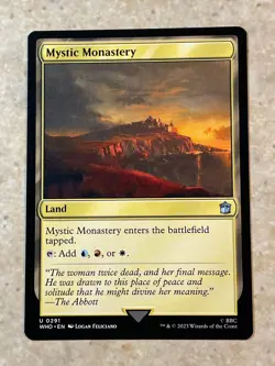 MTG NM Mystic Monastery [Doctor Who] - Image 1