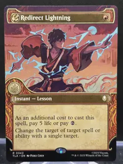 Redirect Lightning #343 Avatar: The Last Airbender Showcase Regular Rare - Image 1