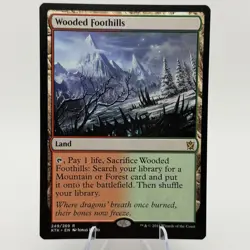 Magic MTG: Wooded Foothills - Khans Of Tarkir (KTK) #249 Near Mint Rare - Image 1
