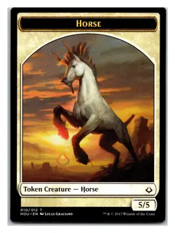 Hour of Devastation #10 Horse / #17 Warrior Token - Image 1
