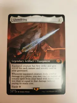 Glamdring - Extended Art - The Lord of the Rings: Tales of Middle-Earth - NM MTG - Image 1