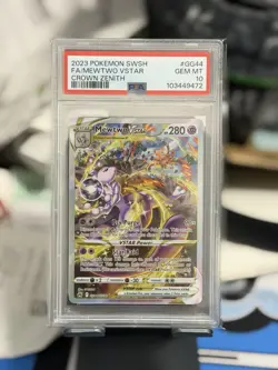 PSA 10 Mewtwo VSTAR GG44/GG70 Crown Zenith Alt Art Pokemon Card - Image 4
