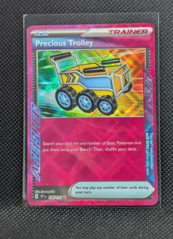 Precious Trolley 185/191 Pokemon TCG S&V Surging Sparks Ace Spec Rare NM - Image 1