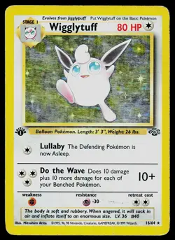Pokemon Jungle 16/64 Wigglytuff 1st Edition - Image 1