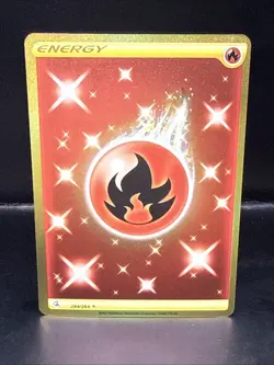 Pokemon TCG Fire Energy Fusion Strike Holo Card 284/264 - Image 2