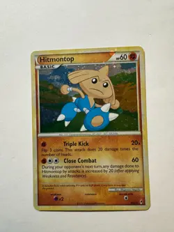 Pokemon - Hitmontop 8/95 Holo Rare Pre-owned - Image 1