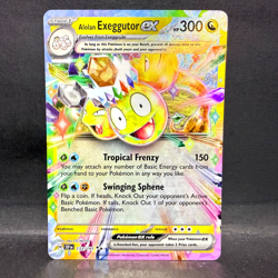 2024 POKEMON SURGING SPARKS ALOLAN EXEGGUTOR EX 133/191 DOUBLE RARE - Image 1