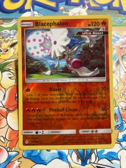Blacephalon 32/214 Rare Unbroken Bonds Pokemon TCG Reverse Holo - Image 1