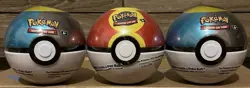 Pokemon TCG PokeBall Tins - Set of 3 Brand New Factory Sealed - Image 1