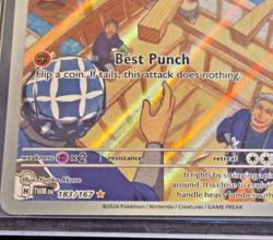 Pokemon TCG Timburr Illustration Rare 183/167 Twilight Masquerade NM - Image 4