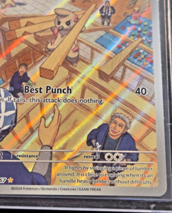 Pokemon TCG Timburr Illustration Rare 183/167 Twilight Masquerade NM - Image 5
