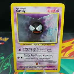 Gastly 50/102 1999-2000 4th Print Near Mint UK Common Base Set Pokemon - Image 1