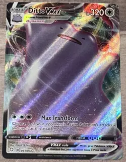 Ditto VMAX 051/072 Ultra Rare Shining Fates Pokemon TCG NM/M - Image 1