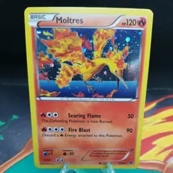 Moltres 14/99 Very Lightly Played Cosmos Holo Rare Next Destinies 2012 Pokemon - Image 1