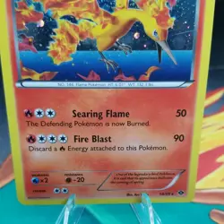 Moltres 14/99 Very Lightly Played Cosmos Holo Rare Next Destinies 2012 Pokemon - Image 3