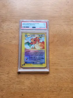 Pokemon TCG Dragonite Expedition Reverse Holo Foil 43/165 PSA 5 - Image 1