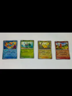 SWIRL COSTCO 151 COSMO REV FOIL PROMO LOT PIKACHU SQUIRTLE CHARMANDER BULBASAUR - Image 1
