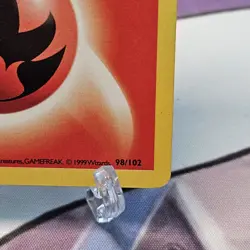 Fire Energy 1st Edition Shadowless Moderately Played Pokemon TCG Base Set 98/102 - Image 5