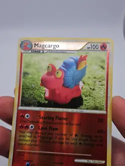 Magcargo 6/90 LP Lightly Played Undaunted UD Reverse Holo Rare 2010 Pokemon TCG - Image 3