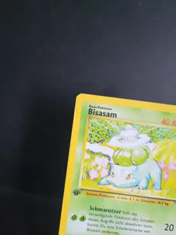 Pokemon Karten Sammlung - Starter Bisasam 44/102 1. Edition Base - Excellent - Image 2