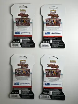 Pokemon TCG Destined Rivals Sleeved Booster Pack New Factory Sealed Set Of 4 - Image 3