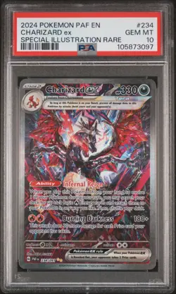 Pokemon TCG Charizard ex 234/091 Paldean Fates Special Illustration Rare PSA 10 - Image 1