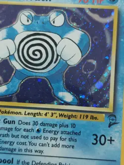 2000 Pokemon TCG - Base Set 2 - Poliwrath #13/102 Holo Rare Vintage WoTC Damaged - Image 3
