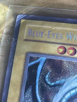 Blue Eyes White Dragon BPT-009 Secret Rare PLAYED, See Pics - Image 3