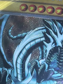 Blue Eyes White Dragon BPT-009 Secret Rare PLAYED, See Pics - Image 5