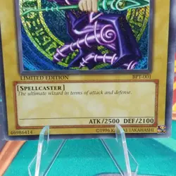 REVERSE HOLO Dark Magician BPT-001 Lightly Played Secret Rare Limited Edition - Image 3