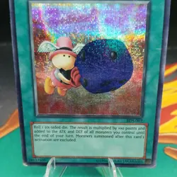 Graceful Dice EDS-002 Lightly Played Prismatic Secret Rare Holo Promo Yugioh Car - Image 3