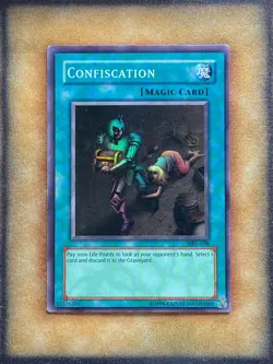Yugioh Confiscation MRL-038 Super Rare Orignal Print MP - Image 1