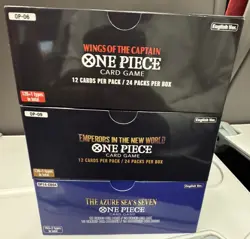 One Piece OP06 + OP09 + OP14 BRAND NEW Booster Boxes all UNSEALED BY BANDAI - Image 3